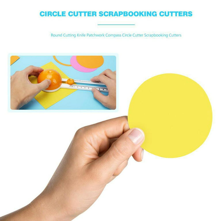 Circular Paper Cutter Cut Circle Paper Trimmer Scrapbooking Tool Rotary  Cutter Craft Supplies Round Cutting Knife Cards Cutters - AliExpress