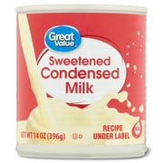 Great Value Sweetened Condensed Milk 14 oz.