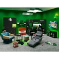 thumbnail image 5 of Minecraft: Carpet - Creeper - Green, Pixel Face, 47.2" Square Floor Rug, .8" (2cm) Thick, Durable Polyester Material, Game Themed Room Decor, Licensed, 5 of 7