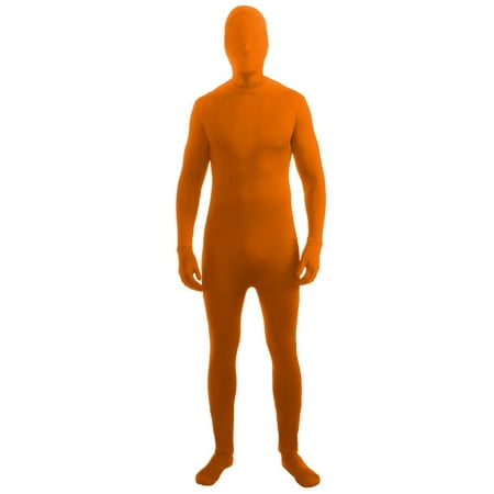 Orange Adult Halloween Costume Skinsuit