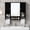Black#1, variant on Bathroom Vanity, 35'' x 28'' Modern Wall Mounted Bathroom Storage Cabinet, Bathroom Wall Cabinet with Mirror, Medicine Cabinet with Towels Bar, Black Bathroom Storage Cabinet,Mdf Bathroom Shelving