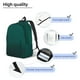 thumbnail image 3 of Disketp Dark teal green Mochila de Lona Estampada, Mochila Escolar de Viaje Ligera para Estudiantes y Portátil-Small, 3 of 5