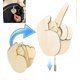 thumbnail image 1 of Broche de madera divertido para dedo, 1/2/3 piezas, para dedo medio, bricolaje, Ki, broche para dedo medio giratorio, 2 piezas, 1 of 5