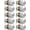 Brushed Nickel, variant on Black Door Knobs, 10 Pack Privacy Door Knobs Interior Door Knob for Bedroom/Bathroom Keyless Doorknobs Interior/Exterior Lockset, Black Modern Design Door Hardware