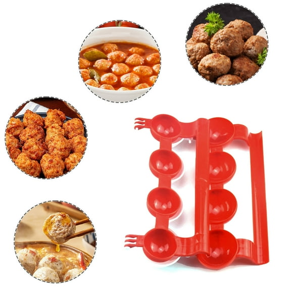 Meatball Maker for Homemade Fishballs and Meatballs Kitchen Cooking Tool with Folding Design