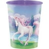 Access Plastic Keepsake Cup, 16 Oz, Fantasy Unicorn, 1 Count