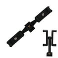 thumbnail image 3 of Adaptateur Double Pince pour Téléphone Portable avec Base, Adaptateur de Pince pour Tablette Réglable en Rotation à 360 ° avec Base avec Fixation à Sabot Froid à Trou de Vis de 1/4 Po pour Diffusion en Direct, 3 of 8