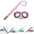 thumbnail image 4 of Kids Swim Goggles with Snorkel Set for Children Anti-Fog Diving Glasses with Dry Top Tube for Swimming and Snorkeling, 4 of 5
