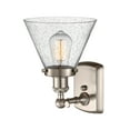 thumbnail image 2 of 916-1W-PC-G44-Innovations Lighting-Cone - 1 Light Wall Sconce In Industrial Style-13 Inches Tall and 8 Inches Wide-Polished Chrome Finish-Seedy Glass, 2 of 7