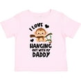 thumbnail image 3 of Inktastic Monkey I Love Hanging out with My Daddy Boys or Girls Toddler T-Shirt, 3 of 5