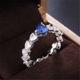 thumbnail image 1 of Anillos para mujer, regalos para mujer, joyería de moda para mujer, anillo de diamante azul, joyería para mujer, regalo, anillos para mujer, 1 of 5
