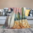 thumbnail image 2 of BCIIG Flannel Blanket for Bed Soft Plush All Seasons Llama Cactus Design 40x50in, 2 of 6