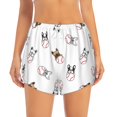 thumbnail image 2 of Sigee Bbaseball Dog for Women's Athletic Shorts High Waisted Running Shorts Pocket Sporty Short Gym Elastic Workout ShortsX-Large, 2 of 9
