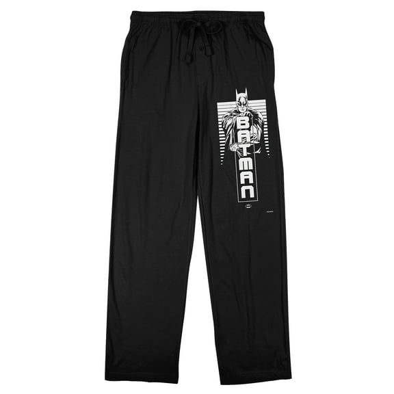 Batman Core Men's Black Sleep Pants-Medium