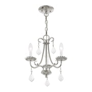 Livex Lighting - Daphne - 3 Light Mini Chandelier in French Country Style -