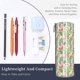 thumbnail image 3 of Disketp Tropical Flamingo Estuche Organizador de Lápices de Cuero, Estuche de Oficina con Cremallera para Bolígrafo y Lápiz, 3 of 6
