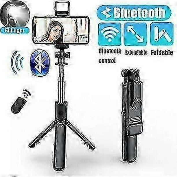 Selfie Stick Bluetooth Selfie Stick With Fill Light Extendable Remote Control