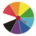 thumbnail image 1 of Roue de Tirage Chanceuse Roue de Tirage Suspendue Roulette Roue pour Fortune la Roue Jeu Toupies pour Faire Pivoter Jouet Jeu de Société 20 cm, 1 x Plateau Tournant de Jeu de Société, 1 of 7