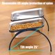 thumbnail image 5 of Comedero y Bebedero Doble para Gatos de Acero Inoxidable 304 | Base Antideslizante y Diseño Inclinable de 25° para La Salud de La Columna | Comedero Doble de 31 Cm para Gatos, 5 of 6