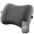 thumbnail image 1 of Almohada inflable Hikenture ultraligera con funda extraíble, color gris, 1 of 8