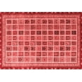 thumbnail image 1 of Ahgly Company Machine Washable Indoor Rectangle Oriental Red Modern Area Rugs, 7' x 9', 1 of 4
