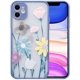 thumbnail image 1 of Funda compatible con iPhone 11 transparente de PC mate 3D con flores para , y parachoques de TPU suave para protección contra impactos. Levamdar  HMHZ505-2, 1 of 8