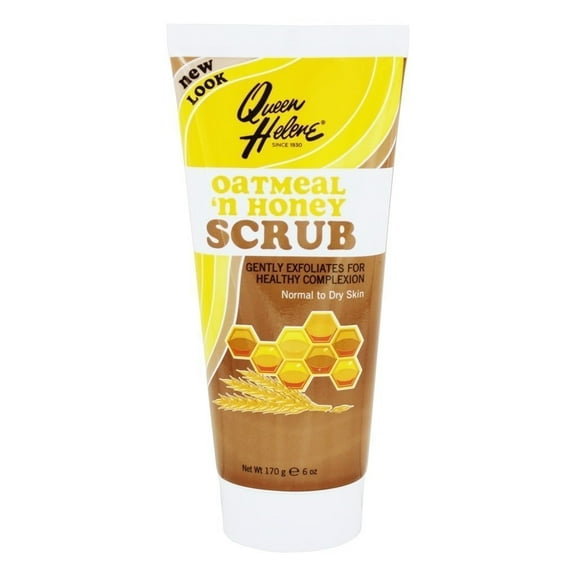 Queen Helene Tube Oatmeal N Honey Scrub 6 Ounce (177ml) (3 Pack) SF1