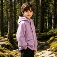 thumbnail image 5 of Toddler Boys Windbreaker Outerwear Baby Lightweight Hooded Zip Raincoats Casual Coat Cute Fashion Coats Windbreaker Jackets, 5 of 6