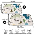 thumbnail image 7 of Lsque Childish Dinosaur Car Windshield Sun Shade | Accordion Folding Style Auto Shade for Car Truck SUV Van | Blocks UV Rays Sun Visor Protector | Small, 7 of 7