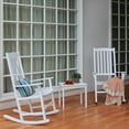 thumbnail image 2 of Cambridge Casual  Alston 3-Piece Wood Outdoor Rocking Chair Set White, 2 of 5