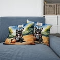 thumbnail image 2 of Happy Father's Day French Bulldog Playing Basketball with Best Dad Jersey Pillow Cushion Double Sided Dog Lover Gifts Throw Pillow - 13006, 2 of 4