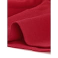 thumbnail image 6 of DARING DIVA Women's Notched Lapel Ruched Sleeve Crop Blazer S Red, 6 of 6