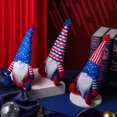 thumbnail image 4 of Wovilon 4Th Of July Patriotic Gnome Decorations, Handmade Mr & Mrs Usa Gnomes Plush Table Ornaments Gift For Independence Day Memorial Day Presidents Day Veterans Day Armed Forces Day, 4 of 6