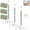 3PCS, variant on Planvisi Mop, Fiber Lock Mini Mop, Multifunctional Lazy with One-Click Cloth Attachment, Automatic Gripping, No Wash, Disposable Dust, Locking Head with Sweeping Cloths