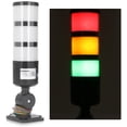 thumbnail image 4 of Warning Light, Strong Flame Retardancy 3 Color Signal Light LED   For Factory 12-24VDC Universal, 4 of 8