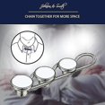thumbnail image 4 of 10pcs White Metal Collar Extenders, Stretch Neck Extender For Expansion Of Men Dress Shirts, 4 of 4