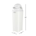 thumbnail image 4 of Foundations Premium Tall Diaper Pail White, 4 of 9