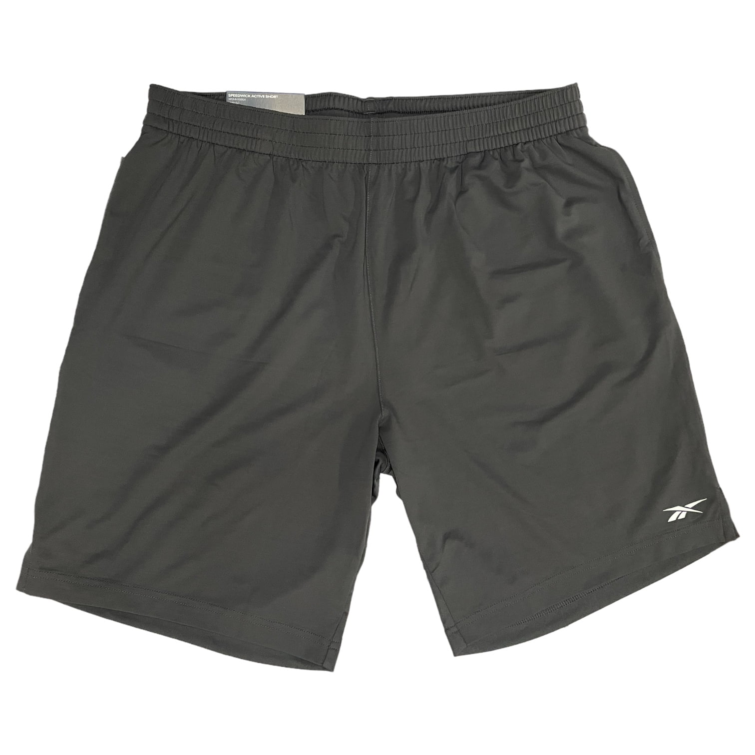 Reebok Men's Speedwick Stretch Performance Knit Active Short (Asphalt