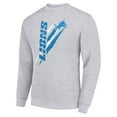 thumbnail image 2 of Men's Starter Heather Gray Detroit Lions Color Scratch Team Graphic Fleece Pullover Sweatshirt, 2 of 3