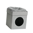 thumbnail image 1 of Casa para gatos, otomana plegable para mascotas, nido para gatos que ahorra espacio, cueva cubierta para gatos para dormir, trepar y esconderse, para, 1 of 8