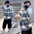 thumbnail image 3 of Sudaderas para niños 2024 Sudadera con capucha Otoño Hip Hop Chaquetas casuales de manga larga Ropa para niños Tops sueltos para adolescentes 8 10 12 14 años, 3 of 4