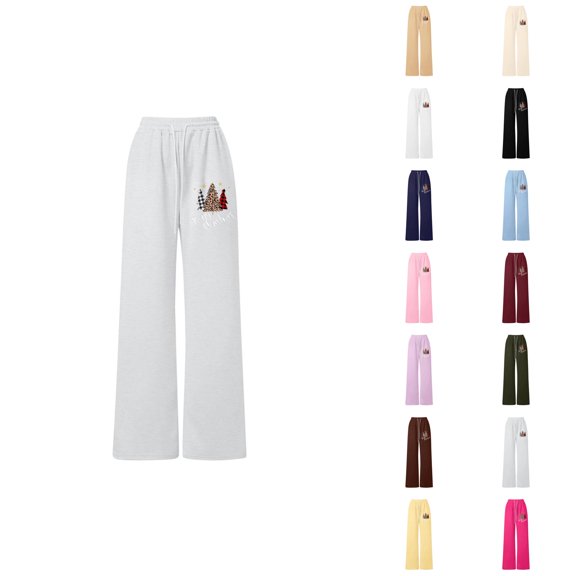 Girls Loose Fit Sweatpants High Waisted Pants Girls' Bowknot Lightweight Sweatpants for Everyday Casual Wear with Pockets Slim Fit Comfortable Stretch Suitable for School and Outdoor Activities