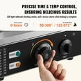 thumbnail image 4 of KFFKFF Doughnut Creator, 1550W Industrial Grade Donut Device with Anti-adhesive Coating, 6 Cavities Dual-Heat Waffle Equipment Produces 6 Donuts, Temperature Range 122-572℉, 4 of 9