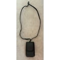 thumbnail image 4 of Around the Neck or Shoulder Cross body Black Leather Case with Safety Lanyard Compatible with TCL Flip 4 flip phone, 4 of 5