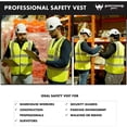 thumbnail image 7 of NORTHMON SAFETY Vest Velcro Closure - No Pocket ANSI Class 2 - Yellow - L / XL, 7 of 7