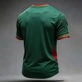 thumbnail image 4 of Mexico Soccer Jersey Shirts Men Casual Short Sleeve 3D Print Football Jerseys V Neck Summer Tee, 4 of 4