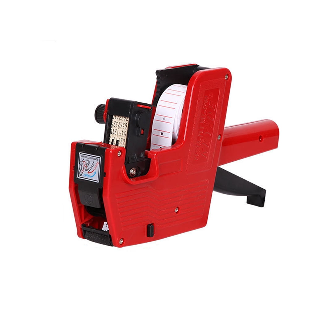 8 Digits Price Labeller Pricing Machine Kit with Labels & Ink Roller