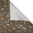 thumbnail image 6 of Ambesonne Colorful Valance & Curtain, Eastern Style, 55"x30", Multicolor, 6 of 6
