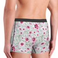 thumbnail image 4 of Rateoe Lilies Flowers Mens Boxer Briefs Poly Spandex Performance Boxer Briefs Underwear Hem Boxer Briefs - Large, 4 of 8