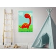 thumbnail image 2 of Awkward Styles Red Dinosaur Illustration Trex Poster Art Kids Room Wall Art Nursery Room Decor T Rex Prints for Kids Room Baby Room Art Newborn Baby Room Wall Decor Trex Wallpapers Made in USA, 2 of 3